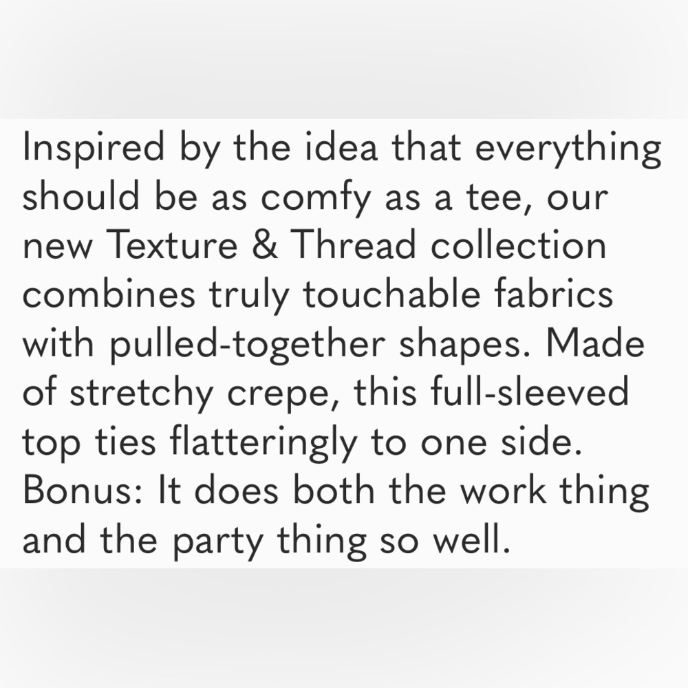 Madewell Texture & Thread Crepe “Wrap” Top - Picture 3 of 16